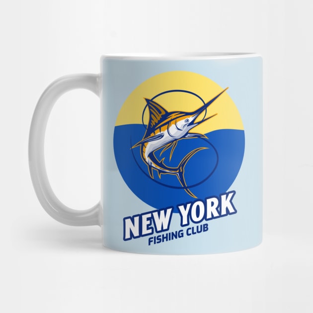 New York Fishing by Tip Top Tee's